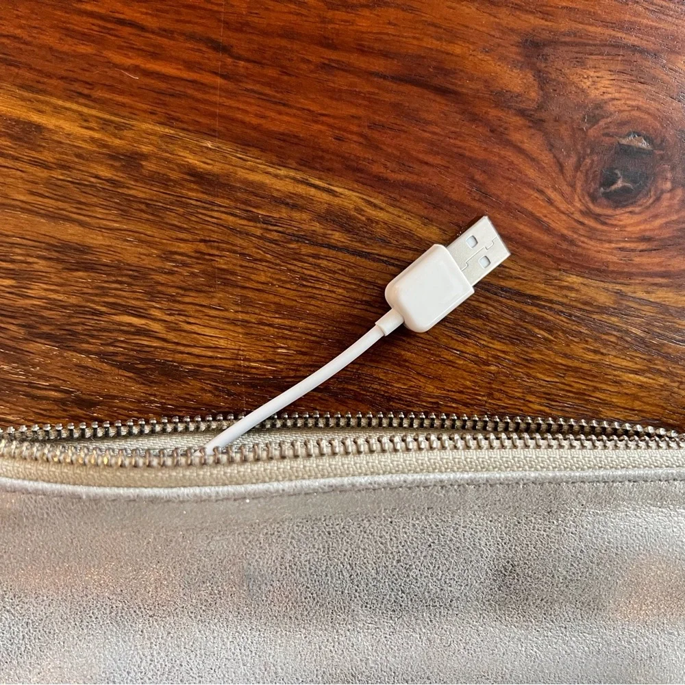 HButler Gold Suede Mighty Purse Wristlet (w/ built-in phone charging battery) - Picture 7 of 11